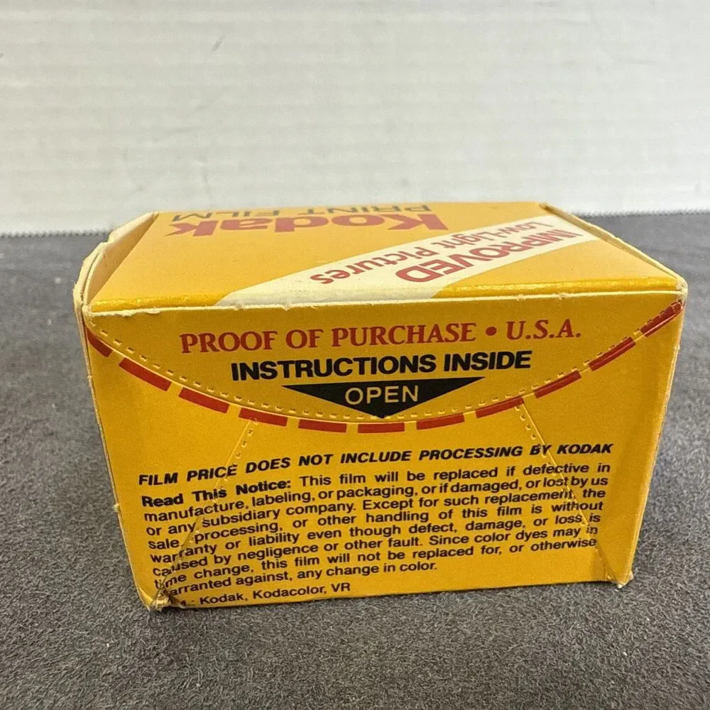 Vintage Kodacolor VR 1000 CF 135-36 35mm color print film 36 exposures